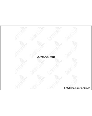 Etykieta samoprzylepna 207x295 mm, Floralabels